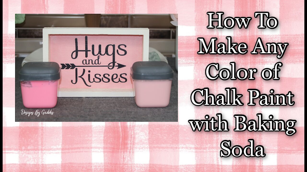 How to Make Chalk Paint using Baking Soda | Any Color Chalk Paint DIY