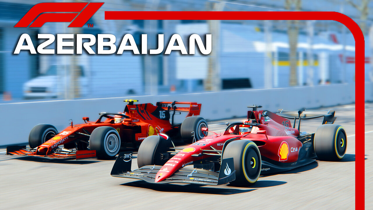 F1 2022 (F1-75) vs F1 2019 (SF90) | Azerbaijan GP | Assetto Corsa Reshade