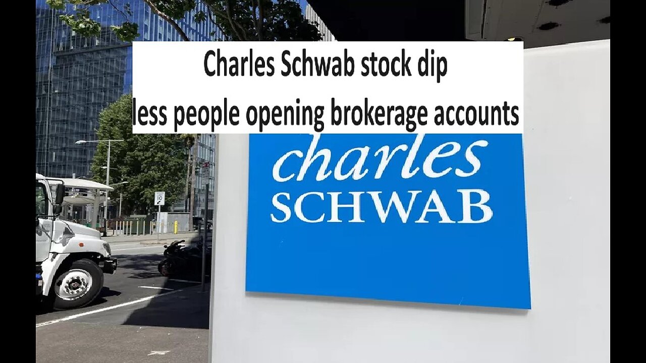 Charles Schwab stock crashed 9%, missed goal for new brokerage accounts