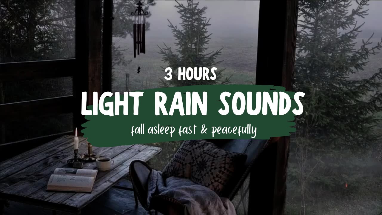 Soft rain sounds for sleep, work or meditation