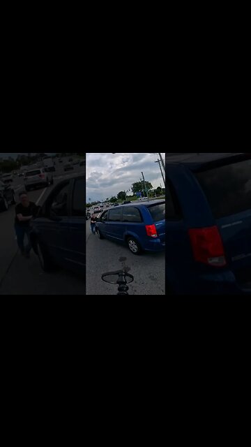 helping push a stalled car out of the road #roadbike #bikecommute #dashcam #payitforward