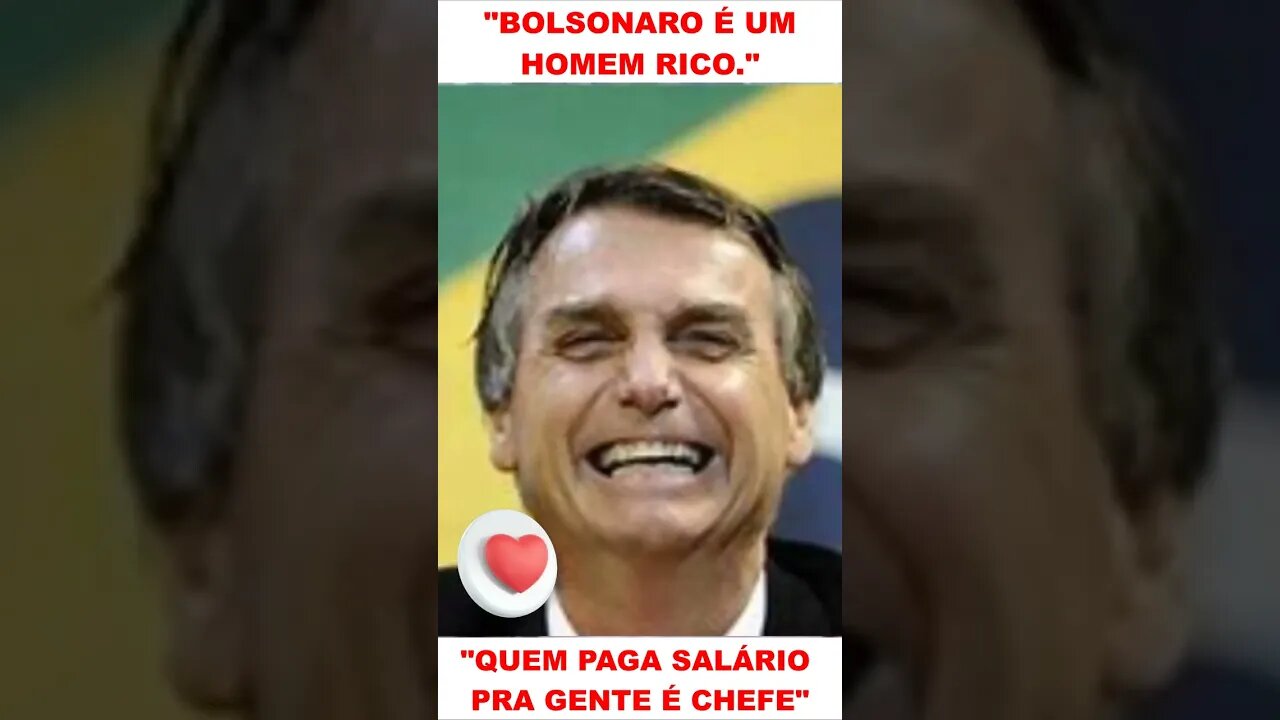 Bolsonaro é um Homem Rico #shorts