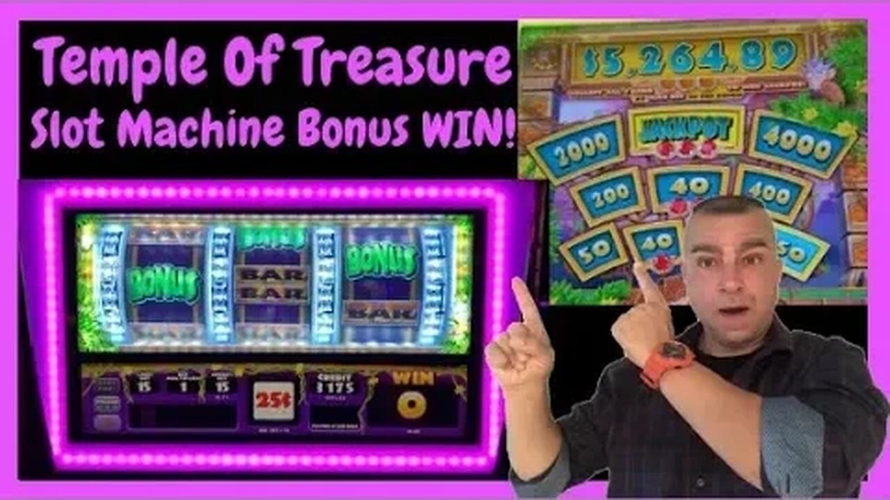 š„HUGE WIN! Temple Of Treasure Slot Machine Jackpotš„