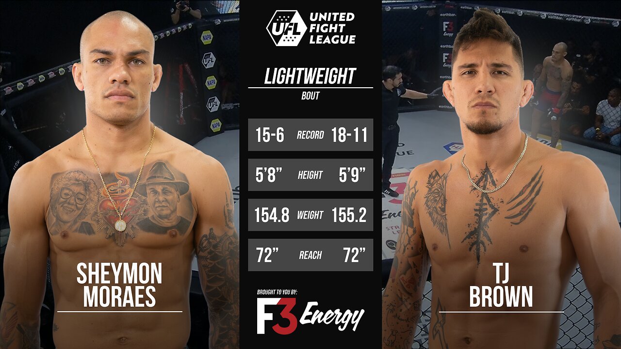 Sheymon Moraes vs TJ Brown | FULL FIGHT | UFL 5: Phoenix vs Las Vegas