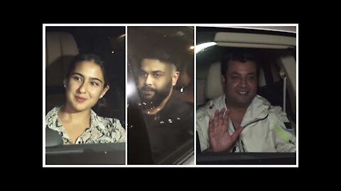 Sara Ali khan, Varun Sharma, Kunal Rawal & other celebs attend a party hosted by Varun Dhawan