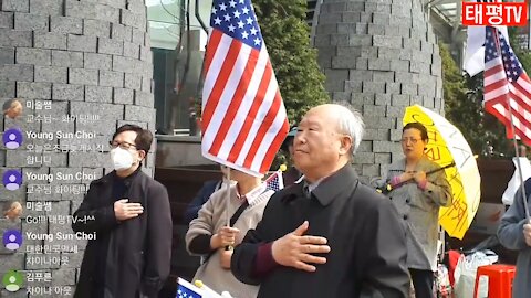 ★[서울 13차-1부] 반중!친미 태극기대반격 구국투어 (태투!) [태평TV] 180331 토 2pm 명동 중공대사관 앞