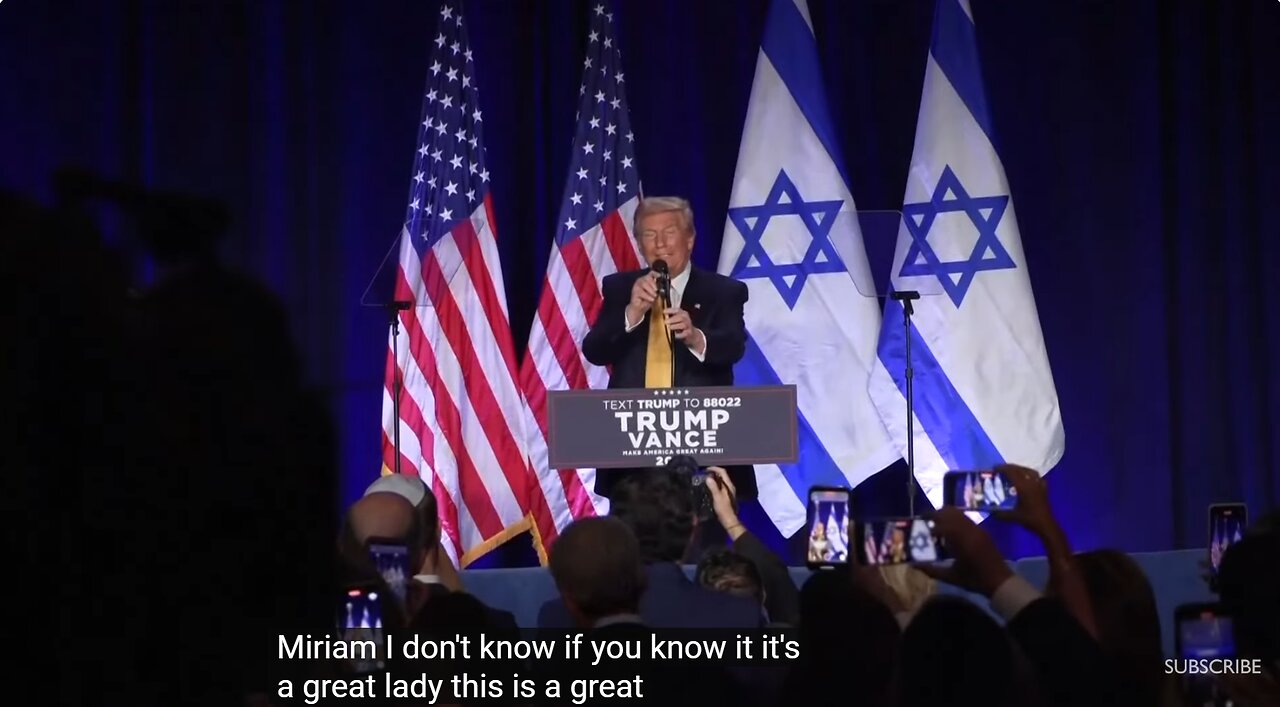 LIVE Donald Trump speaks to Jewish voters in Washington