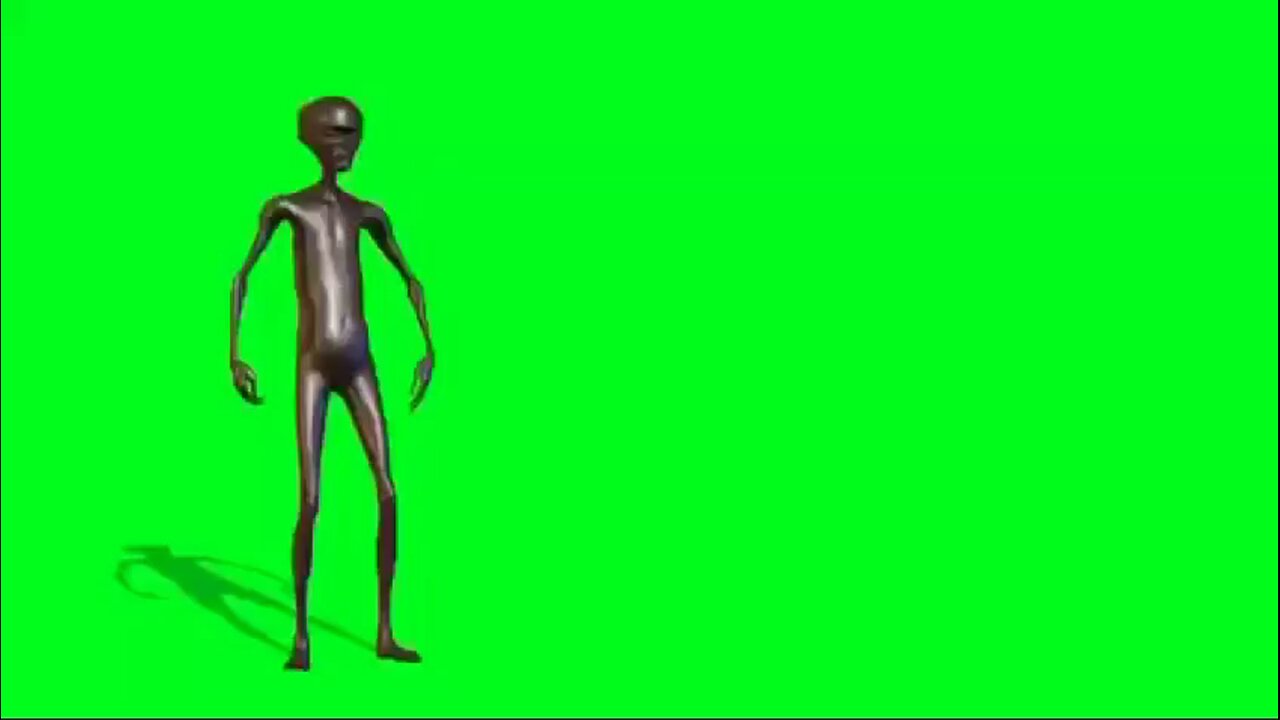 dancing alien