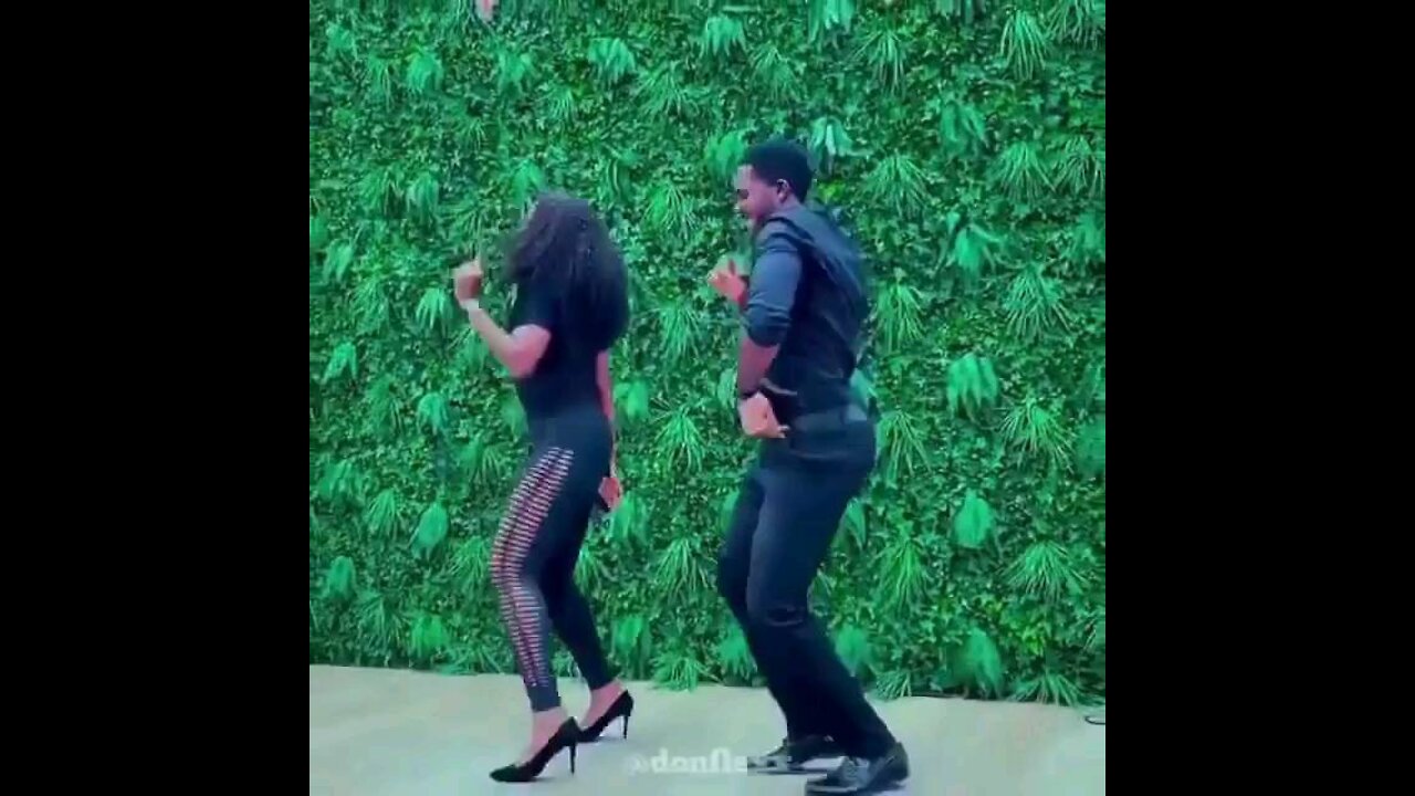 Check out my Friend I dancing move