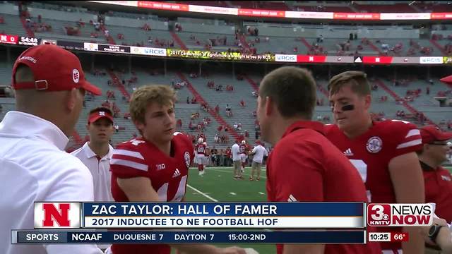 Zac Taylor Inducted into Nebraska Football Hall of Fame