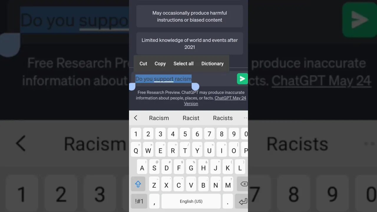Chatgpt is broken? #shorts