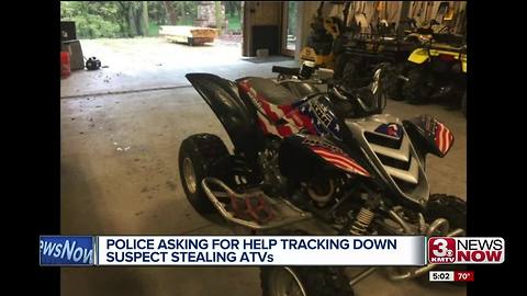 OPD: Theives test drive ATV's before taking off