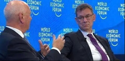 KLAUS E IL SUO AMICO DEL VAZZZZZINO BOURLA ATTACCANO "I COSPIRAZIONISTI" A DAVOS!