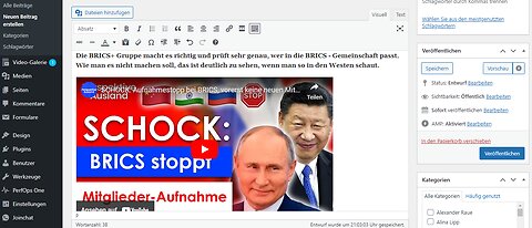 SCHOCK: Aufnahmestopp bei BRICS