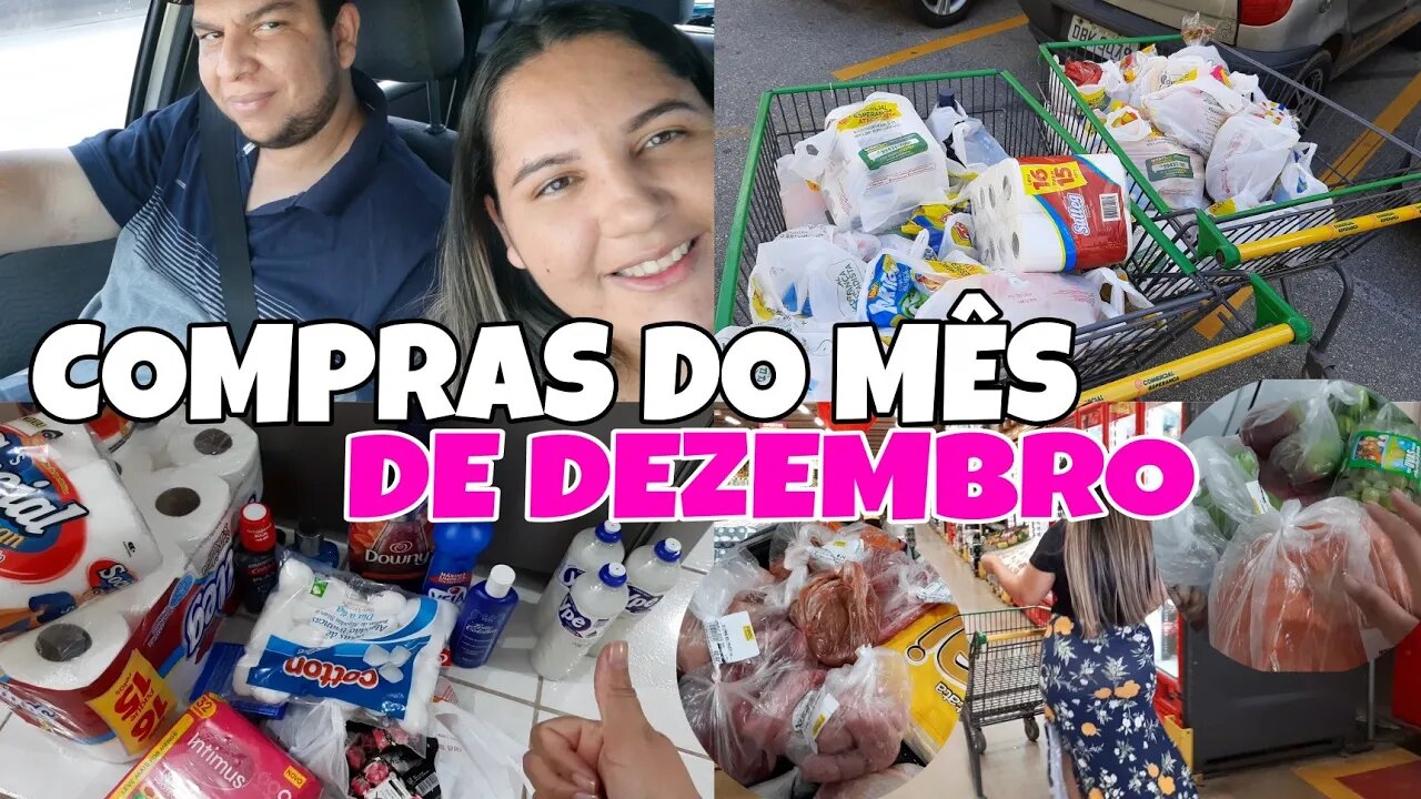 COMPRAS DO MÊS 🛒 ÚLTIMA COMPRA DO ANO🤑