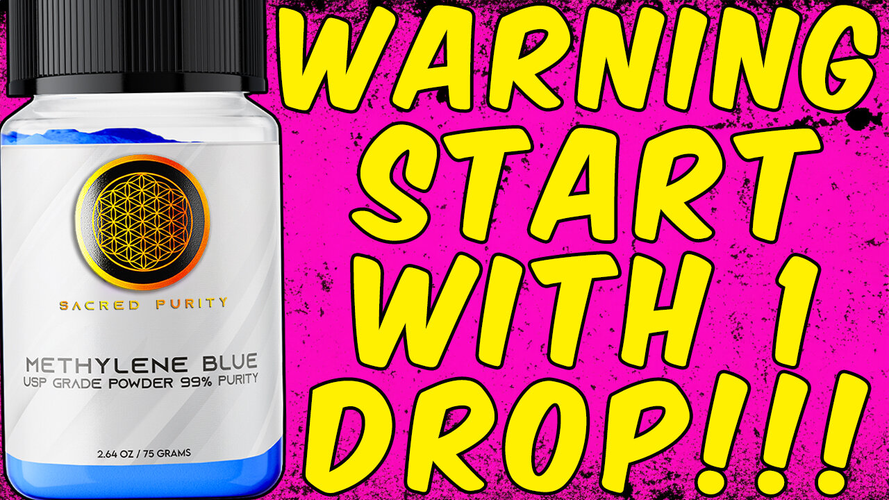 WARNING Only Start With Just 1 Drop Of METHYLENE BLUE!