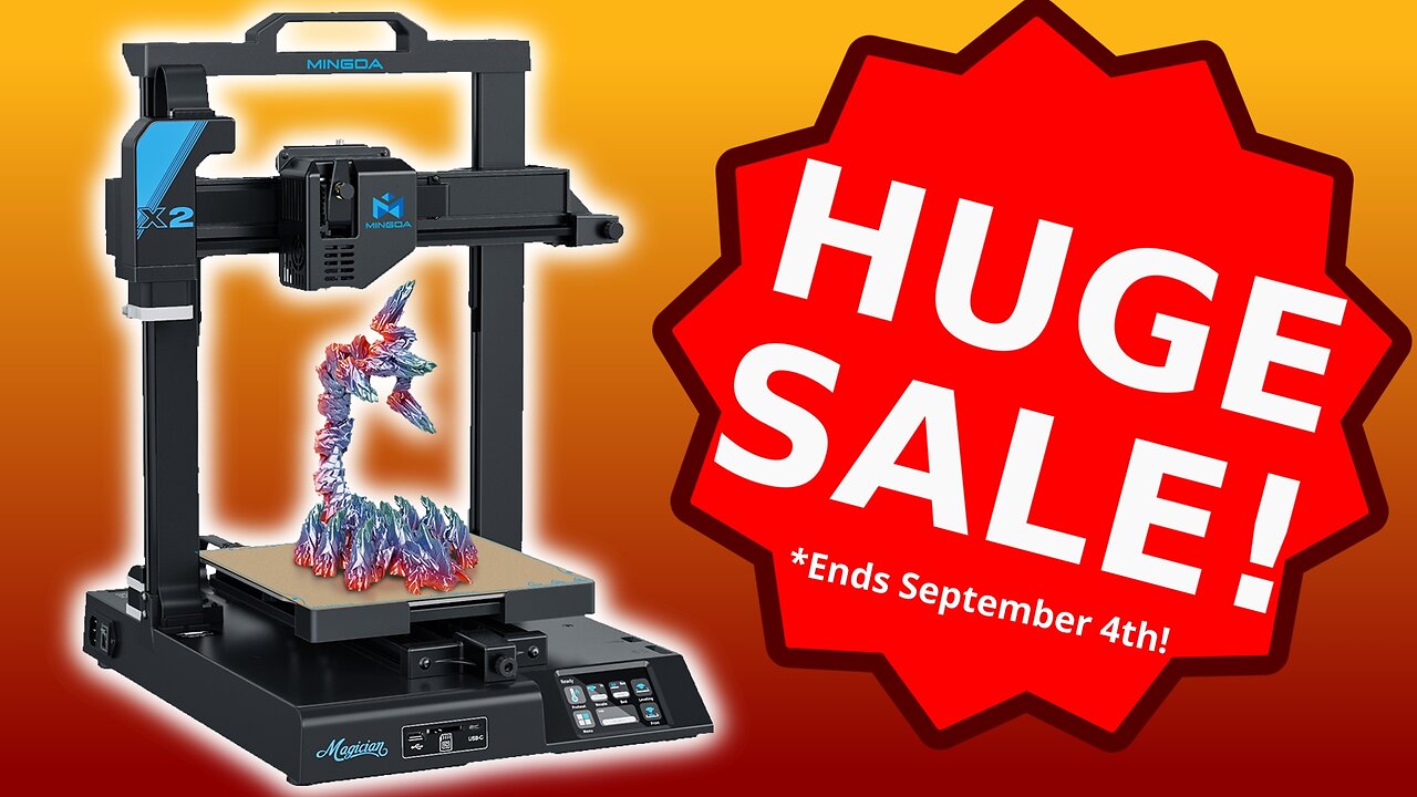 FLASH SALE ON 3D PRINTERS!!! Mingda Magician series