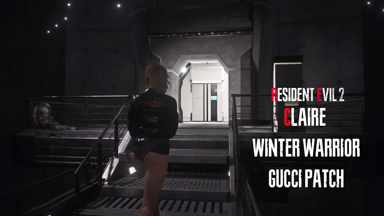 Resident Evil 2 Remake Claire Winter Warrior Gucci Patch outfit