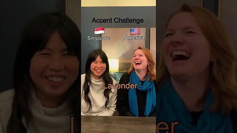 Singapore vs America Accent Challenge