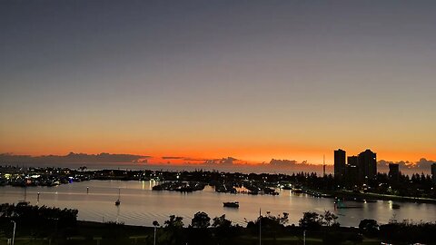 Time Lapse of the Dawn, Southport, Gold Coast