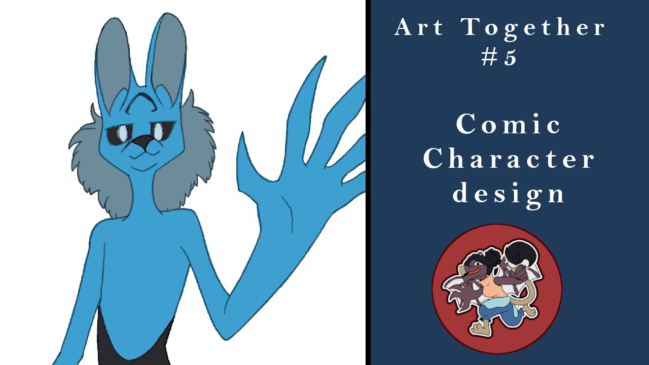 Art together #5 comic character design