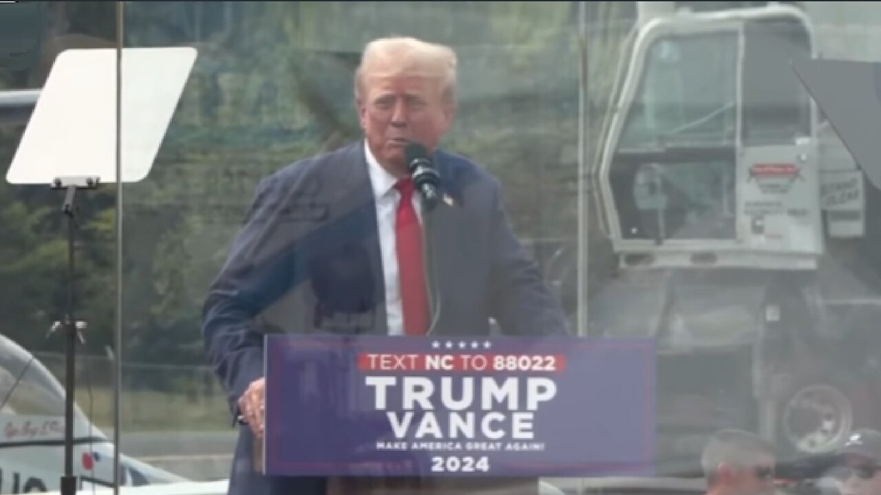 LIVE ~ President Trump Speaks on National Security in Asheboro, N.C. ~ August 21 2024