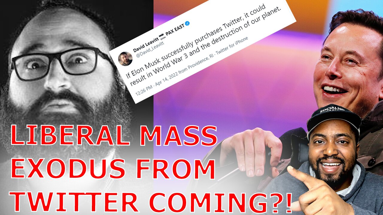 Blue Check's PANIC! Threatening MASS Exodus From Twitter As Elon Musk Speaks Out Buying Platform