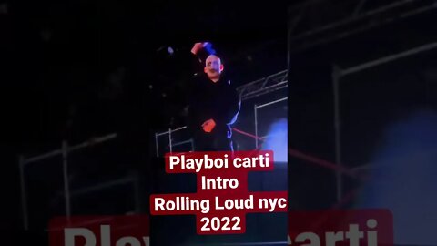 Playboi Carti intro 1 Rolling Loud Nyc 2022 #playboicarti #rollingloud #rollingloudnyc #explorepage