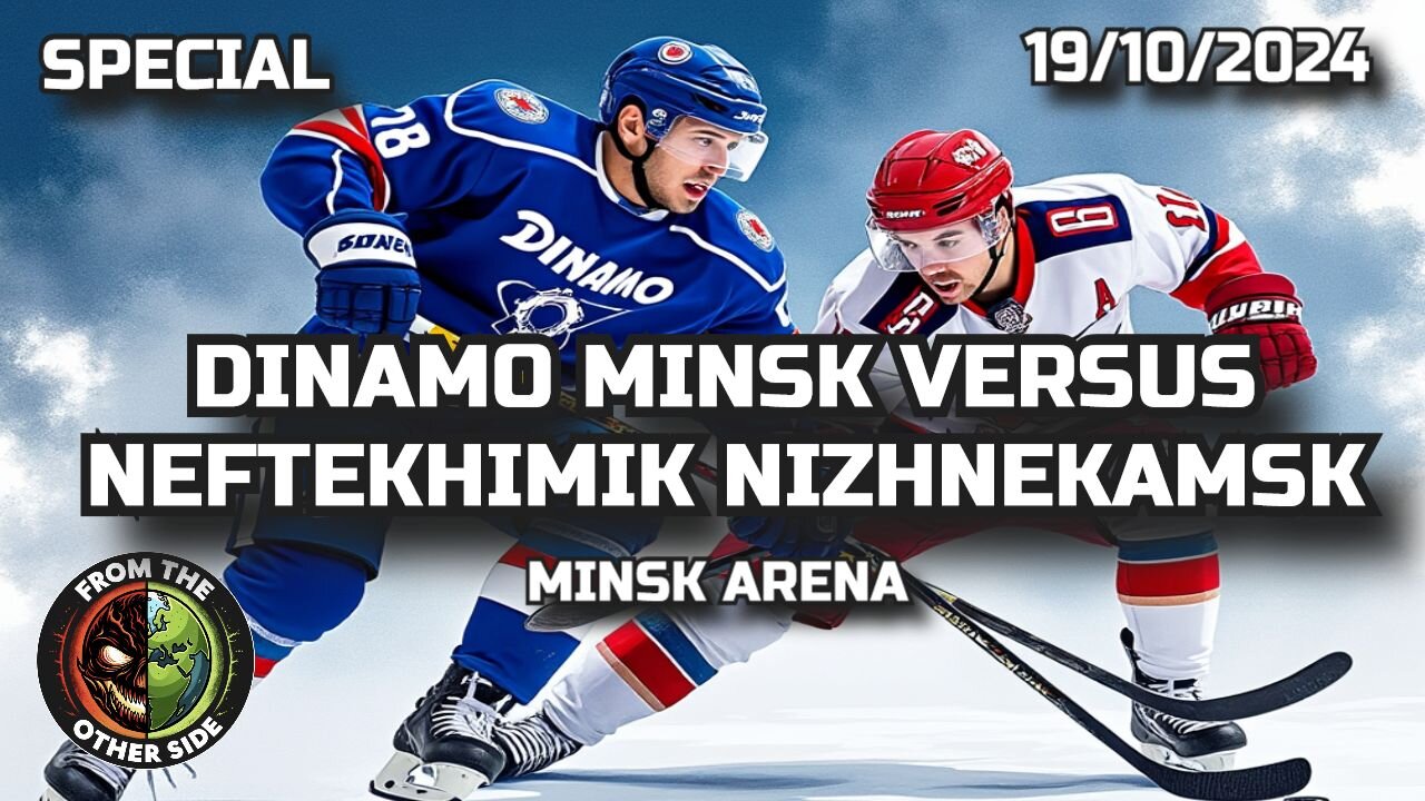 KHL ICE HOCKEY GAME - DINAMO MINSK VS NEFTEKHIMIK NIZHNEKAMSK - AT THE MINSK ARENA MINSK BELARUS