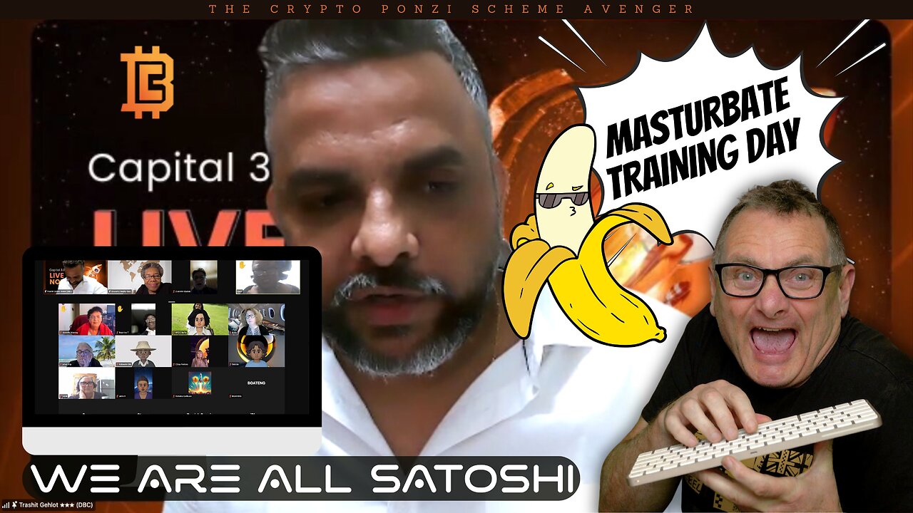 Capital 3.0/WAAS/9PAY/BTCC Zoom MASTURBATE Training Day with Trashit Gehlot Reviewed by The Avengers