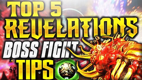 TOP 5 "REVELATIONS EASTER EGG BOSS FIGHT TIPS" & TRICKS! - 5 MUST-DO'S for "REVELATIONS BOSS FIGHT!"