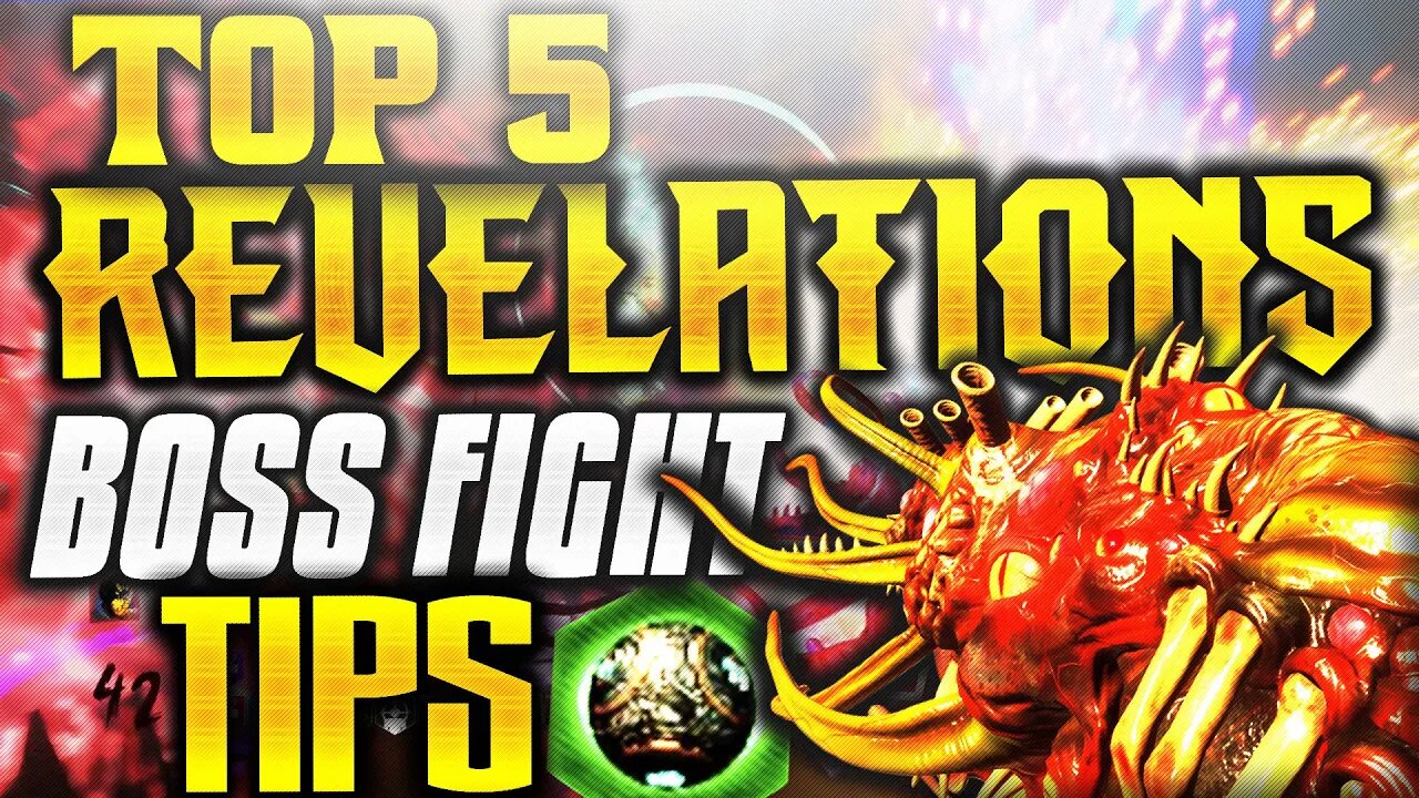 TOP 5 "REVELATIONS EASTER EGG BOSS FIGHT TIPS" & TRICKS! - 5 MUST-DO'S for "REVELATIONS BOSS FIGHT!"