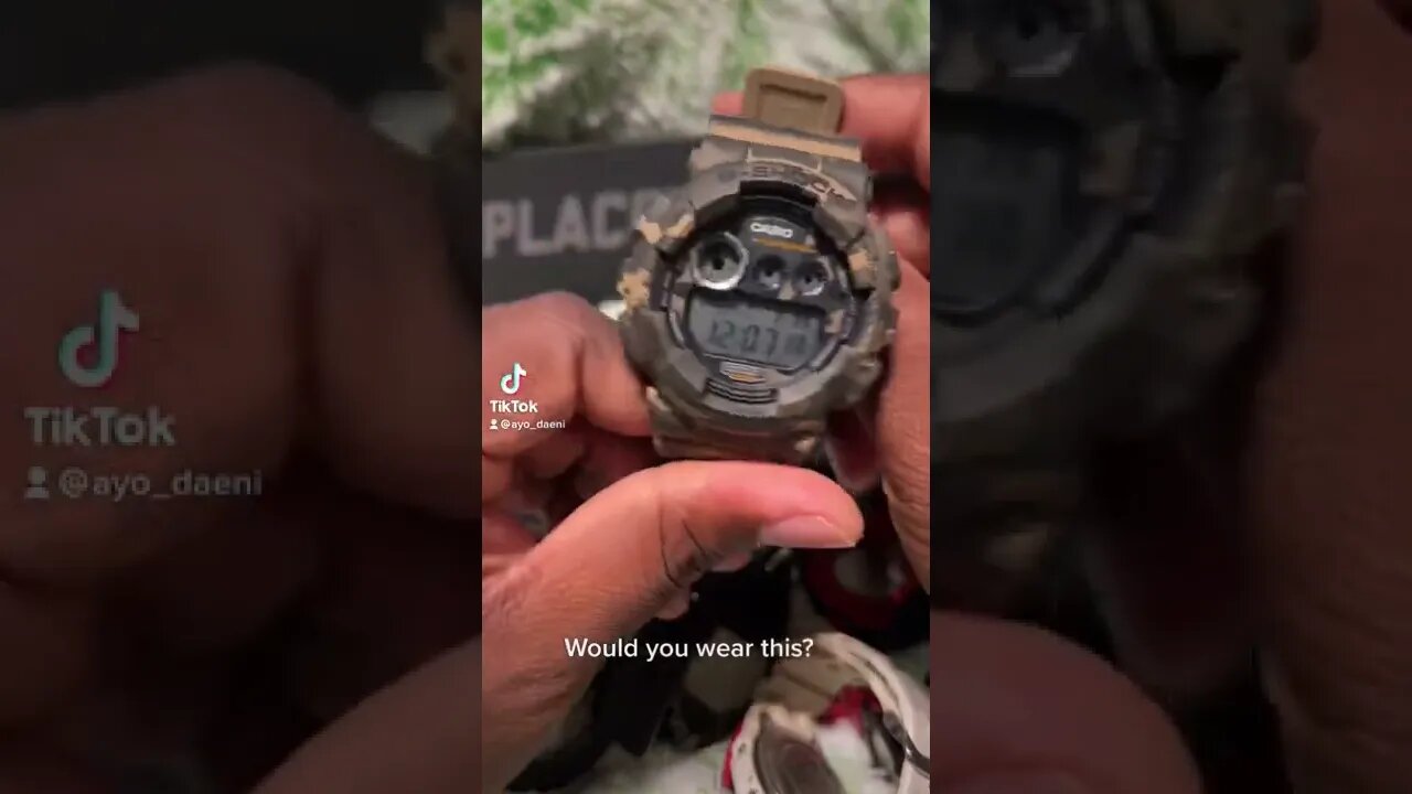Yes or No? #SundayMorning #ayodaeni #sundayvibes #fypシ #TrendingNow #weekendvibes #GShock #WATCH
