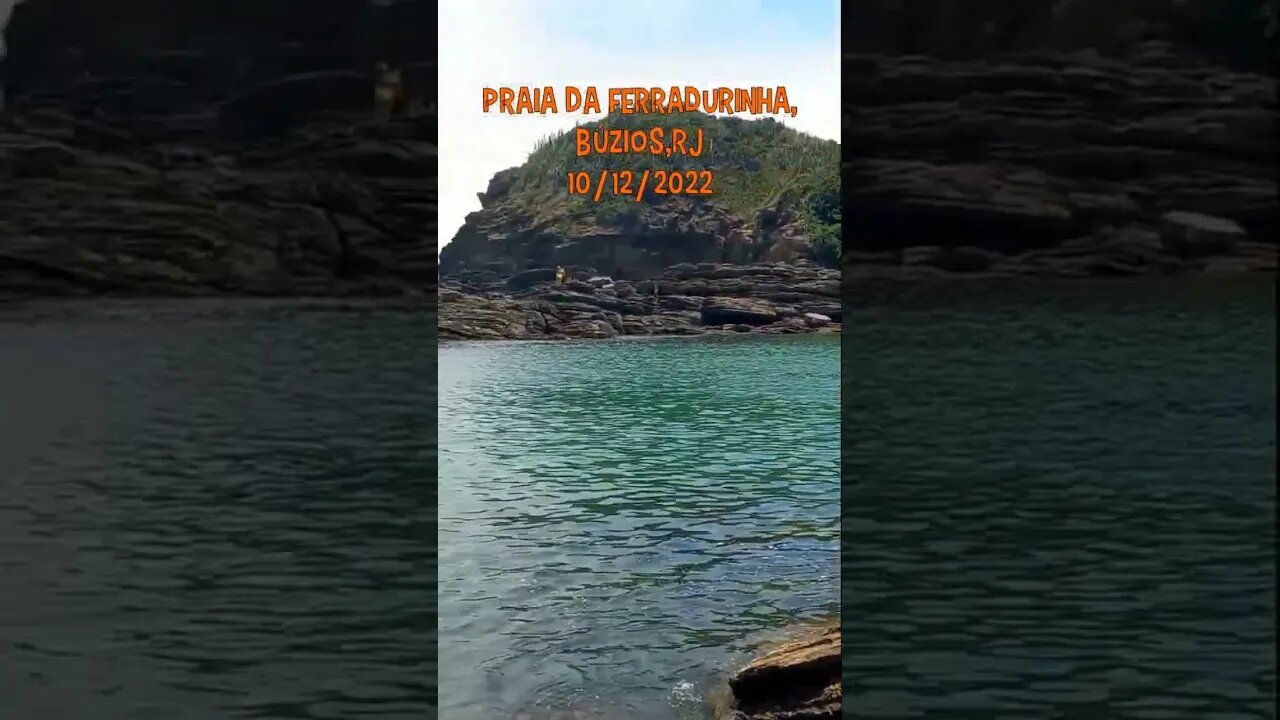 BÚZIOS HOJE [ FERRADURINHA BEACH] 10/12/2022 #shorts #riodejaneiro #BÚZIOS