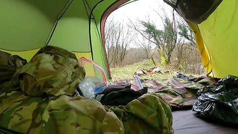 In the cloud peak 2 tent Dartmoor 22nd March 2023