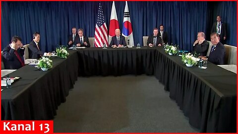 Biden praises cooperation at meeting with South Korean, Japanese leaders amid North Korea worries