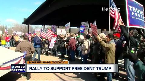 Rally to support President Trump happening Monday