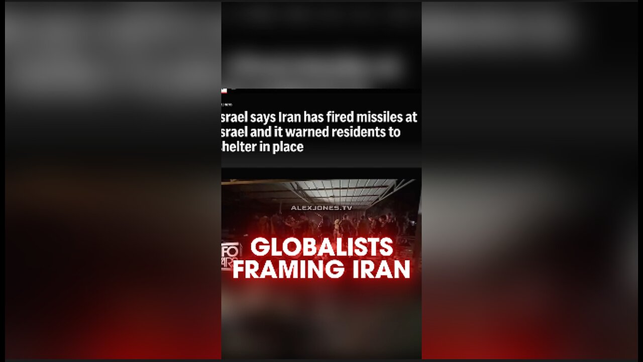 Alex Jones: Globalists Could Blame Terror Attacks on Iran To Start Middle East War - 10/1/24