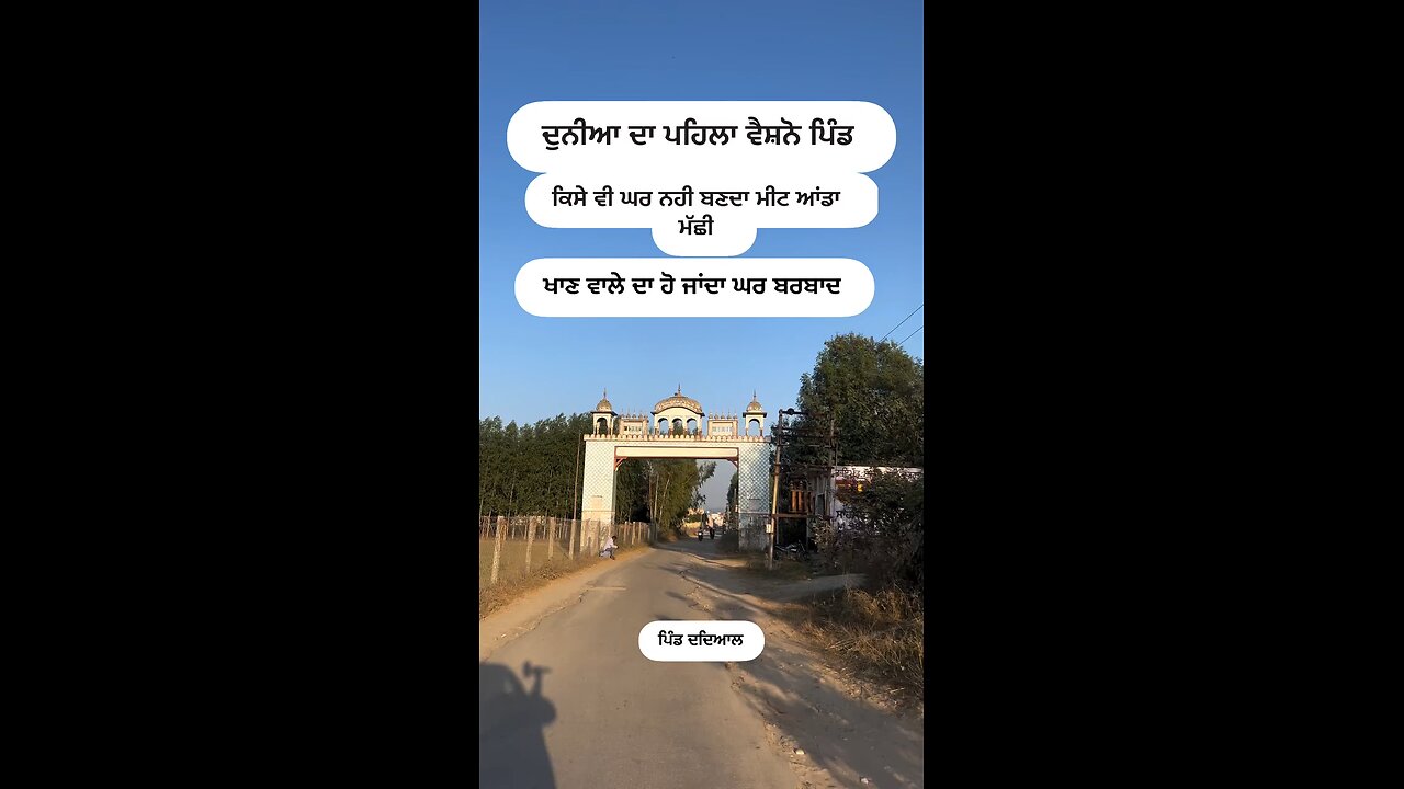 ਦੁਨੀਆ ਦਾ ਪਹਿਲਾ ਵੇਸ਼ਨੂ ਪਿੰਡ #ਦਦਿਆਲ #ਹੁਸ਼ਿਆਰਪੁਰ The World First Vaishno Village #Dadial