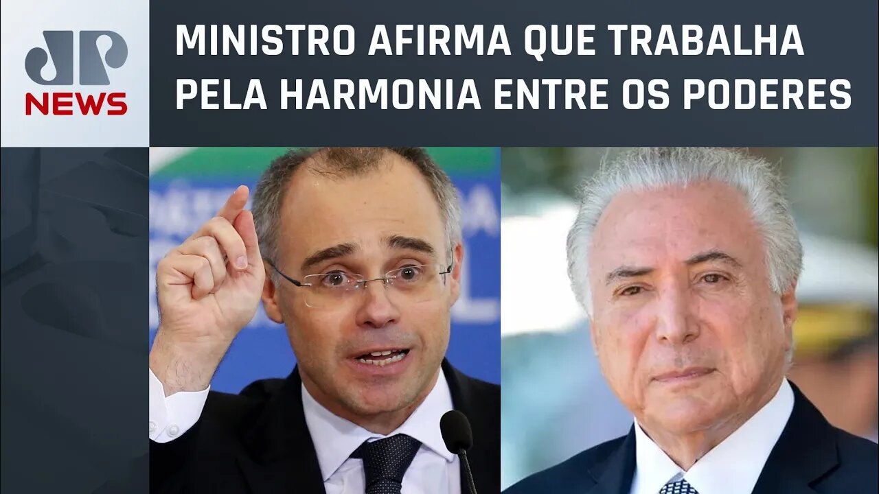 Michel Temer e André Mendonça falam sobre pacificação do Brasil