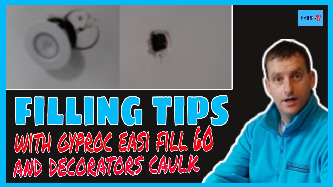 Filling tips. with gyproc easi fill 60 & decorators caulk. How to fill.