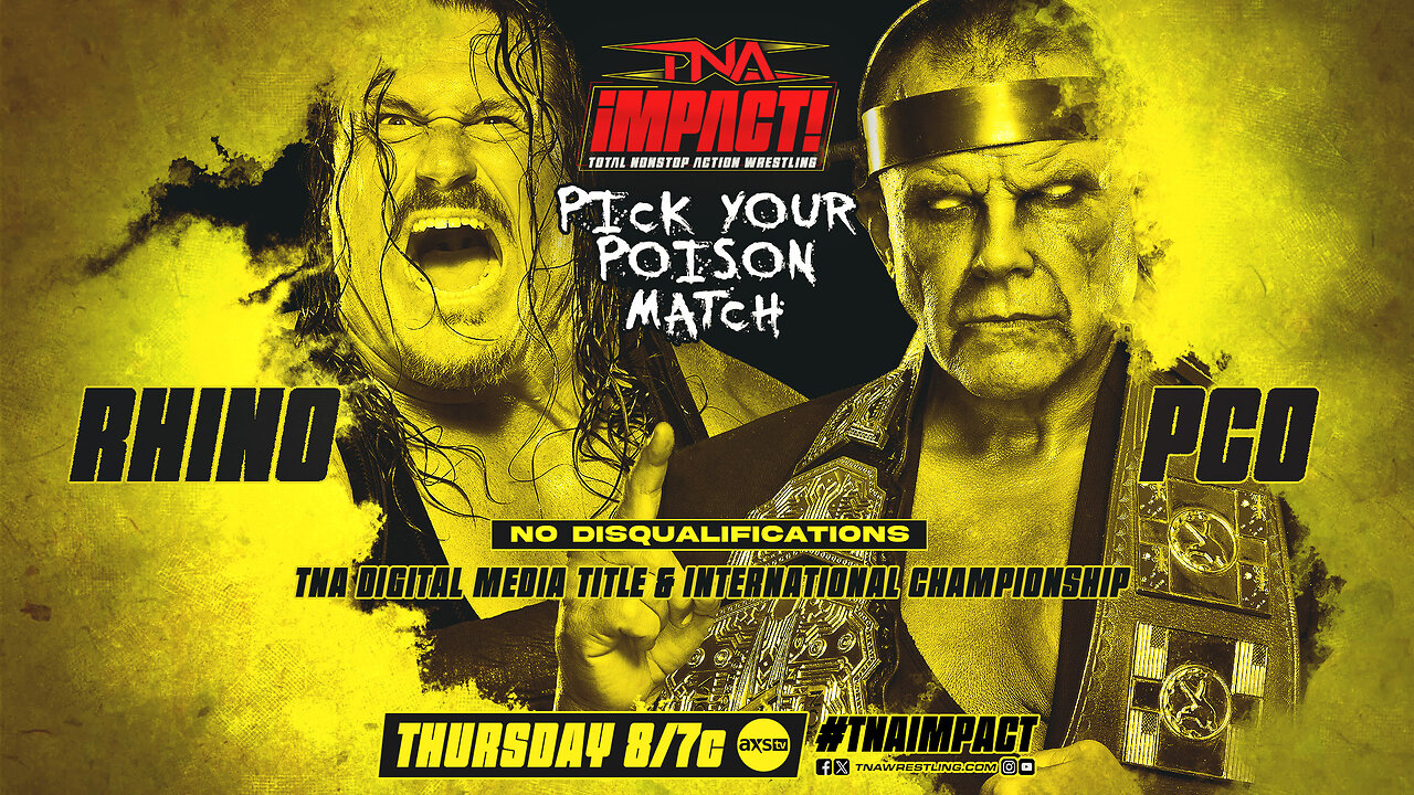 PCO Retains TNA Titles Against Rhino in a No DQ Match! #shorts