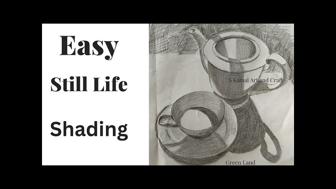 Easy Still Life Pencil Shading || Tutorial | Best for beginners