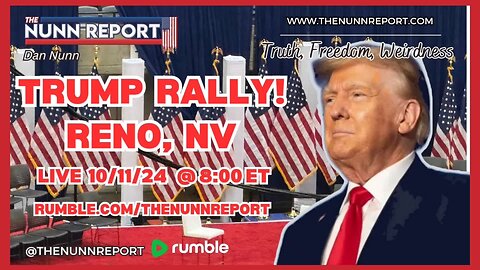 LIVE Trump Rally – Reno, NV with commentary and the best chat on Rumble! | Chat up @ 8 ET