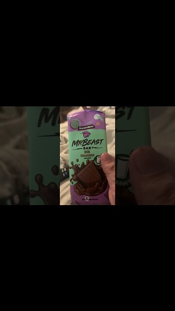 I Tried A Mr. Beast Chocolate Bar #mrbeast #mrbeastchocolate