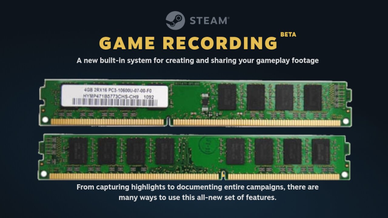 Steam Game Recording In RAM; Linux How To