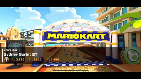 Mario Kart Tour - Sydney Sprint 2T Gameplay (Blue Shell Mayhem)