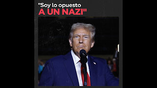 Trump: “Soy lo opuesto a un nazi”