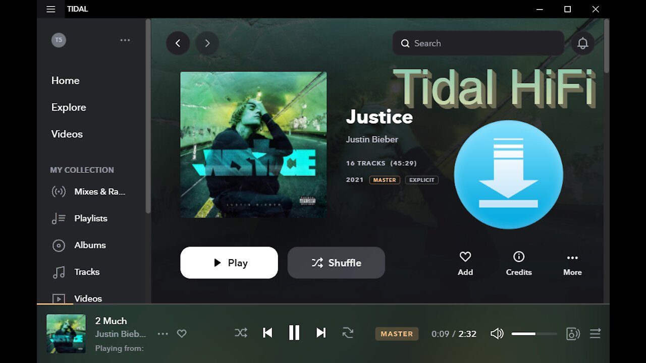 How to Download Tidal HiFi Music