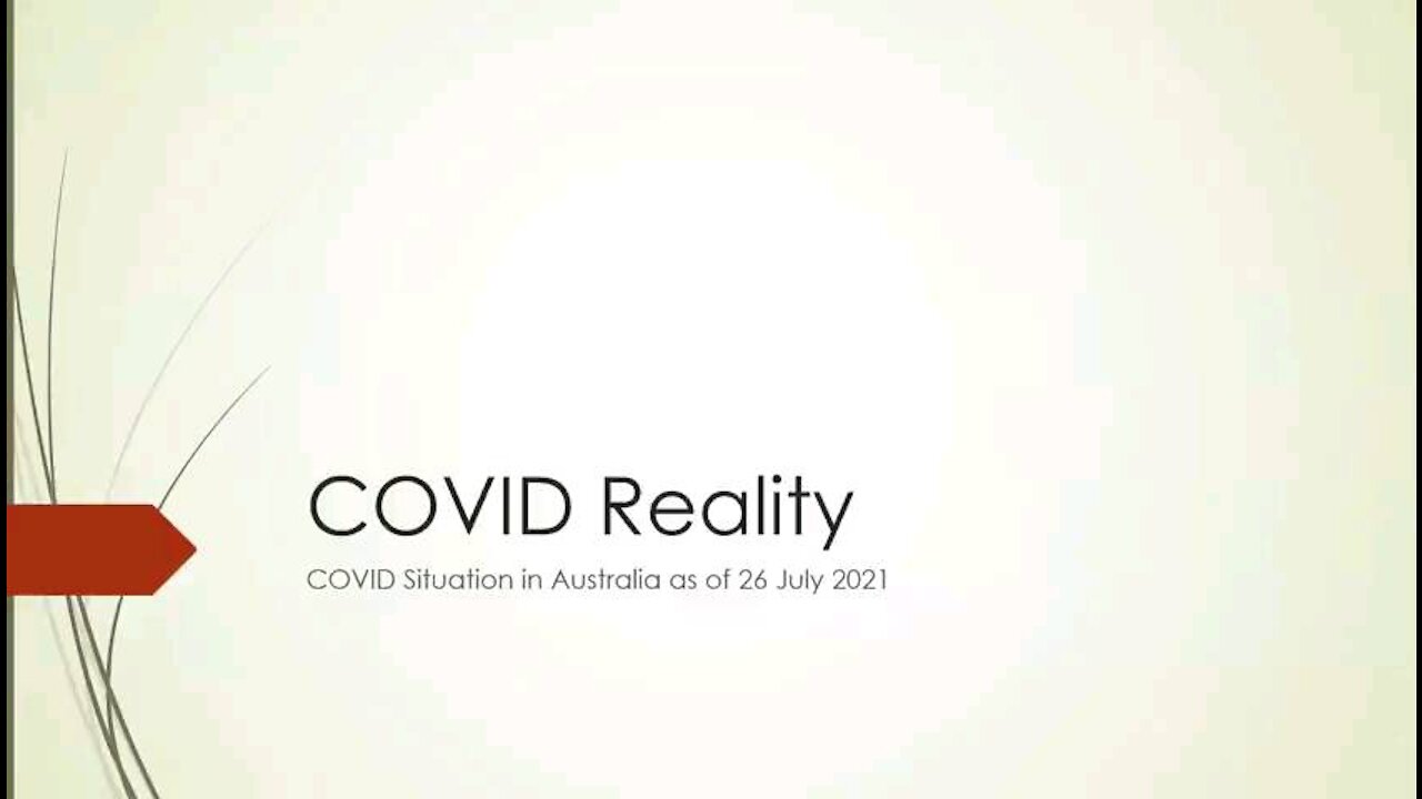 Covid Reality in Australia